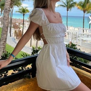 Princess Polly white mini dress